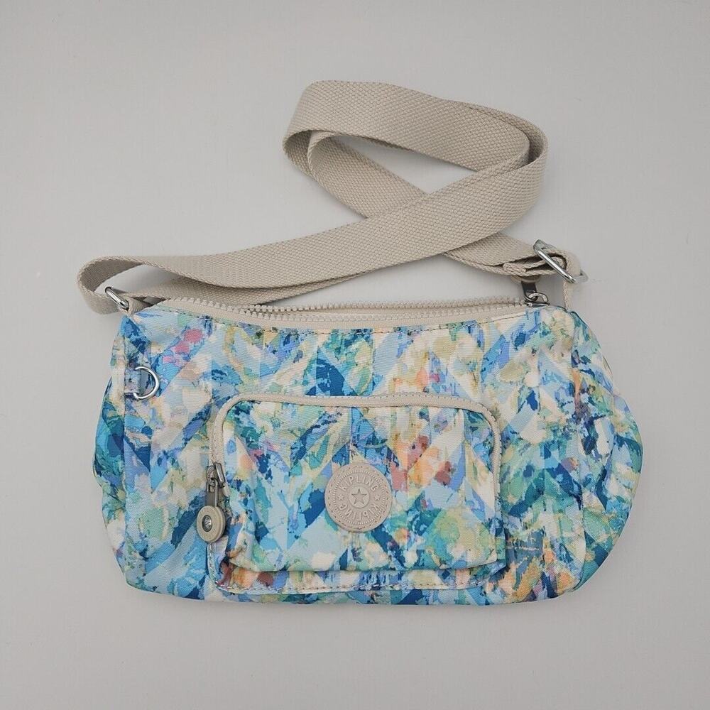 KIPLING BAG SAMARA BOOGIE‎ BEACH Crossbody Handbag HB7693 Blue Pink Gray
